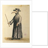 Venetian Doctor during the time of the plague, 18th century by Jan van Grevenbroeck