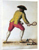 Nobleman playing racquets by Jan van Grevenbroeck