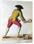 Nobleman playing racquets by Jan van Grevenbroeck