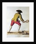Nobleman playing racquets by Jan van Grevenbroeck