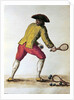 Nobleman playing racquets by Jan van Grevenbroeck