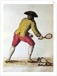 Nobleman playing racquets by Jan van Grevenbroeck