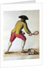 Nobleman playing racquets by Jan van Grevenbroeck