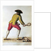 Nobleman playing racquets by Jan van Grevenbroeck