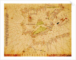 The Iberian Peninsula and the north coast of Africa by Giovanni Xenodocus da Corfu