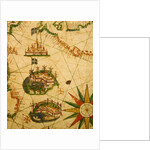 The Cities of Marseille and Genoa with their ports by Pietro Giovanni Prunes