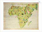 The Continent of Africa, from an Atlas of the World in 33 Maps, Venice, 1st September 1553 by Battista Agnese