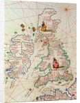 The Kingdoms of England and Scotland by Battista Agnese