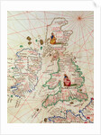 The Kingdoms of England and Scotland by Battista Agnese