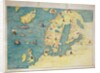 Northern Europe, from an Atlas of the World in 33 maps, Venice, 1st September 1553 by Battista Agnese