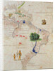 South America, from an Atlas of the World in 33 Maps, Venice, 1st September 1553 by Battista Agnese