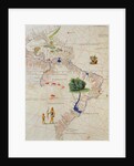 South America, from an Atlas of the World in 33 Maps, Venice, 1st September 1553 by Battista Agnese