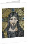 The face of Christ by Byzantine School