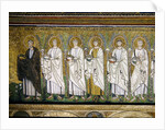 Group of saints and martyrs by Byzantine School