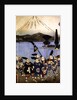The Daimyo's entourage before Mount Fuji, 1858 by Utagawa Yoshitora