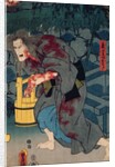 The blood stained witch - figure from Japanese theatre, 1852 by Utagawa (1786-1865) Kunisada