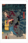 The blood stained witch - figure from Japanese theatre, 1852 by Utagawa (1786-1865) Kunisada