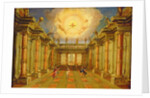 Act II, scene X: the courtyard of the King of Naxos by Giacomo Torelli