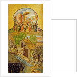 Capture of Montezuma and clashes with the Spanish on the streets of Tenochtitlan by Spanish School