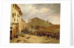 The Battle of 31st March 1849 in the Via delle Consolazioni in Brescia by Faustino Joli