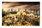 Scene from the Battle of Solferino: Fighting in the Cemetery by Antonio Spandri