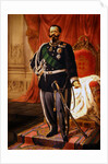 Portrait of Victor Emmanuel II of Italy by Cesare Campini