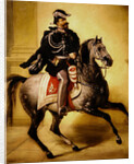 Equestrian Portrait of Victor Emmanuel II of Italy by Angelo Inganni