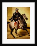 Equestrian Portrait of Victor Emmanuel II of Italy by Angelo Inganni