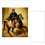 Equestrian Portrait of Victor Emmanuel II of Italy by Angelo Inganni