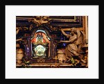 Relic of the skull of St. Aloysius Gonzaga situated in the high altar by School Italian