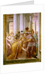 Central wall depicting Sophonisba requesting help from Massinissa by Giambattista (1526-78) Zelotti