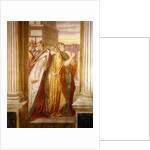 Left wall depicting Sophonisba crying by Giambattista (1526-78) Zelotti