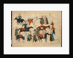 Ms. cicogna 1971, miniature from the 'Memorie Turchesche' depicting horse traders by Venetian School