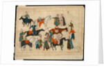 Ms. cicogna 1971, miniature from the 'Memorie Turchesche' depicting horse traders by Venetian School