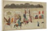 Ms. cicogna 1971, miniature from the 'Memorie Turchesche' depicting the covered market in Istanbul by Venetian School