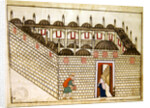 Miniature from the 'Memorie Turchesche' depicting the summer house reserved for the mother of the Sultan in the Topkapi Palace, Constantinople by Venetian School