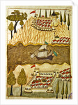 Ms. cicogna 1971, miniature from the 'Memorie Turchesche' depicting the two great fortresses on the Bosphorus by Venetian School