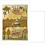 Ms. cicogna 1971, miniature from the 'Memorie Turchesche' depicting the two great fortresses on the Bosphorus by Venetian School