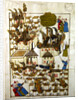 Ms. cicogna 1971, miniature from the 'Memorie Turchesche' depicting the great fire at Constantinople in 1660 by Venetian School