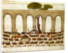 Ms. cicogna 1971, miniature from the 'Memorie Turchesche' depicting the great aqueduct at Constantinople by Venetian School