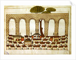 Ms. cicogna 1971, miniature from the 'Memorie Turchesche' depicting the great aqueduct at Constantinople by Venetian School