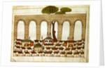 Ms. cicogna 1971, miniature from the 'Memorie Turchesche' depicting the great aqueduct at Constantinople by Venetian School