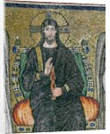 Christ enthroned with the angels by Byzantine School