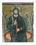 Christ enthroned with the angels by Byzantine School
