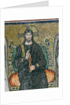 Christ enthroned with the angels by Byzantine School