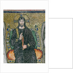 Christ enthroned with the angels by Byzantine School