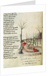 Fol. 52r from 'Canzoniere e Trionfi' by Petrarch, c.1470 by Italian School