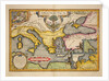 Map of the Voyage of the Argonauts by Abraham Ortelius