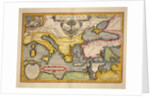 Map of the Voyage of the Argonauts by Abraham Ortelius