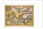 Map of the Voyage of the Argonauts by Abraham Ortelius
